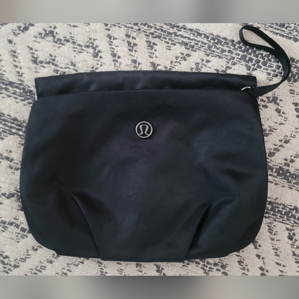 Lululemon Athletica Black Pouch or Cosmetic Bag!